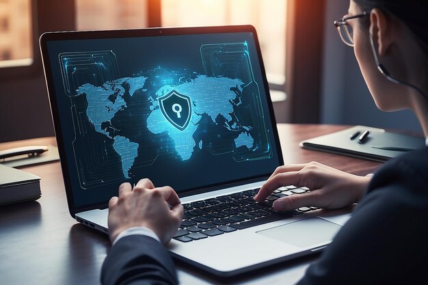 bezpieczeństwo cybernetyczne i prywatność koncepcja ochrony danych
