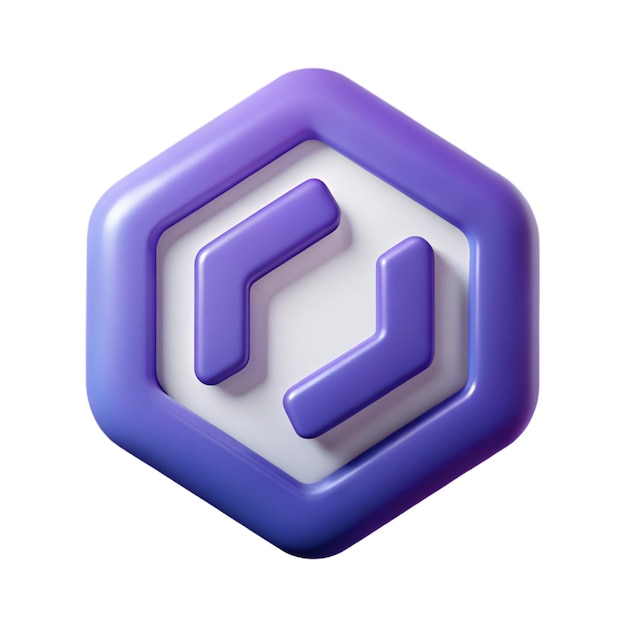 Bezpłatne logo CSS z ikoną 3D na białym tle