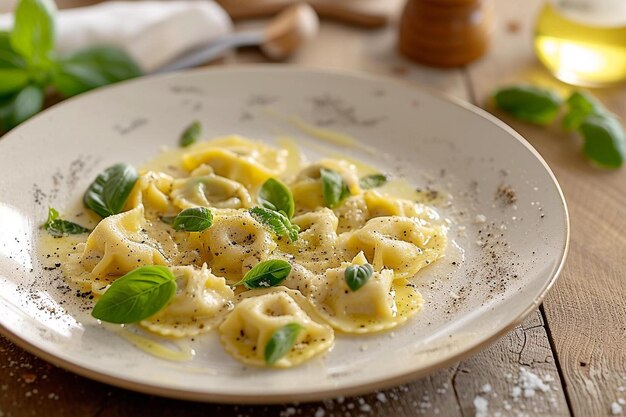 Zdjęcie bezpłatne tortelli i ravioli włoskie zdjęcie kuchni do użytku komercyjnego