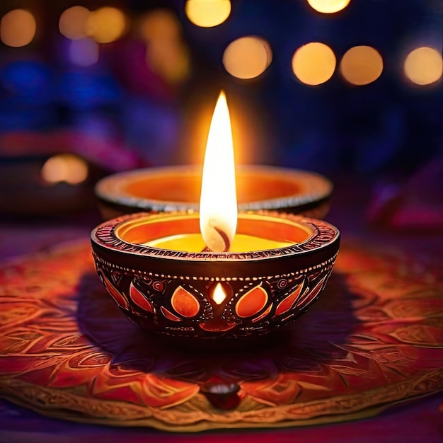 Bezpłatne zdjęcie Diwali Diya Photos