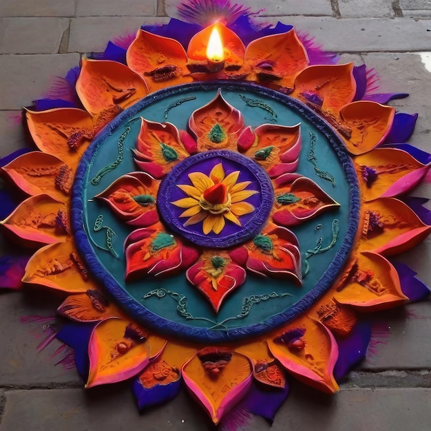 Bezpłatne zdjęcie Rangoli Photos