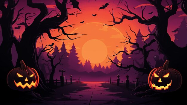 Zdjęcie bezpłatny gradient wektorowy halloween tło