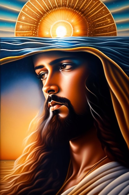 Zdjęcie bezpłatny jezus realistyczne zdjęcie jezus jest chrześcijaninem
