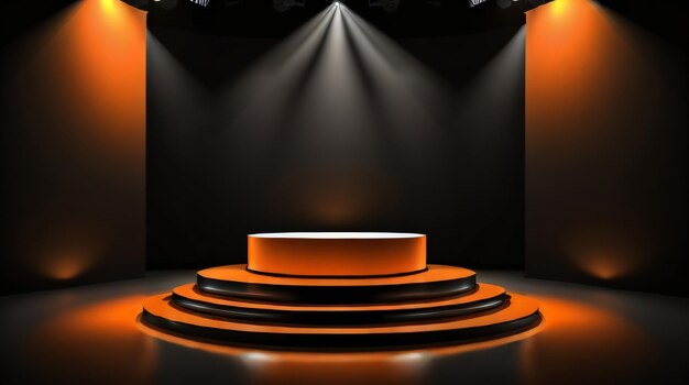 Bezpłatny minimalny wektor tła podium 3d renderowanie kolorowy renderowanie Nowy makiety podium kosmetyczne