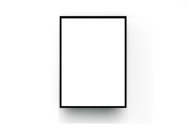 Zdjęcie bezpośrednio nad zdjęciem pustej tabliczki na białym tle
