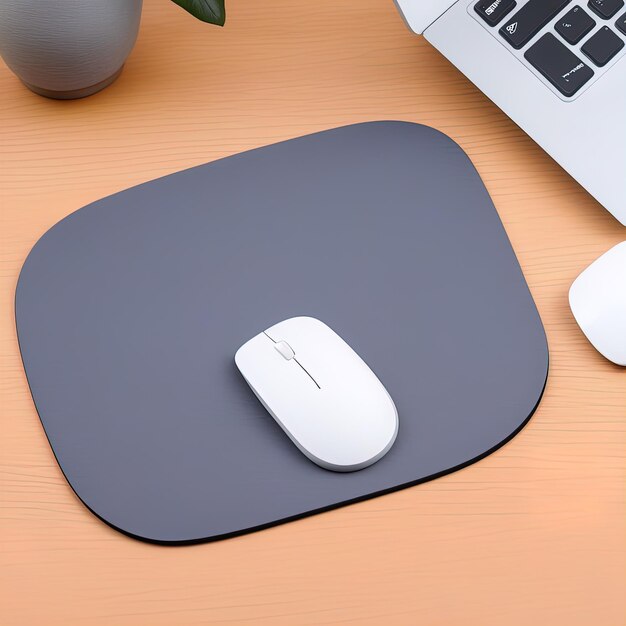 bezprzewodowa bezprzewodowa mysz komputerowa na drewnianym stole bezprzewodowa bezprzewodowa mysz komputerowa na drewnianym stole
