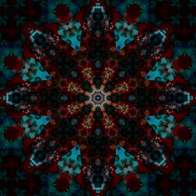 Bezszwonowa tekstura kwadratowa Wzorzec artystyczny Kaleidoskop
