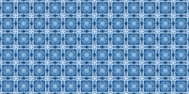 Bezszwowa tekstura niebieskich kostek lodu w rzędach na białym tle
