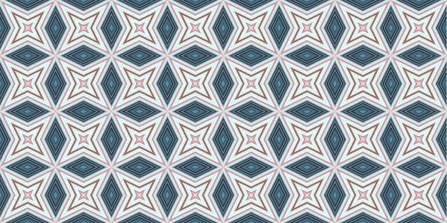 Zdjęcie bezszwowe abstrakcyjne wzory tło wzorów rombów i trójkątów wzory gwiazd trendy w modzie