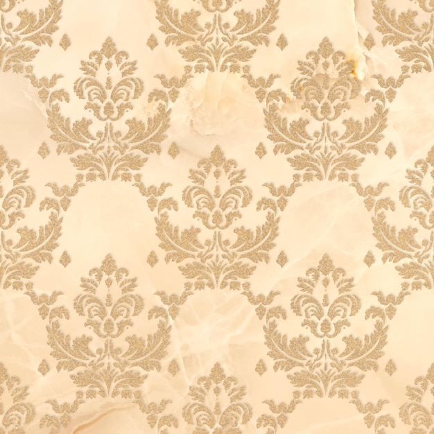 Bezszwowe kwiatowe tapety vintage Damask tło