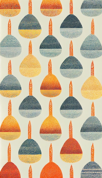 Bezszwowe tło wzór Abstrakcyjny druk nordyckiSkandynawski styl Ręcznie rysowane ilustracjado modnych tkanin ozdobne poduszki owijające świąteczny papierprojekt ramki na zaproszeniakartki z życzeniami