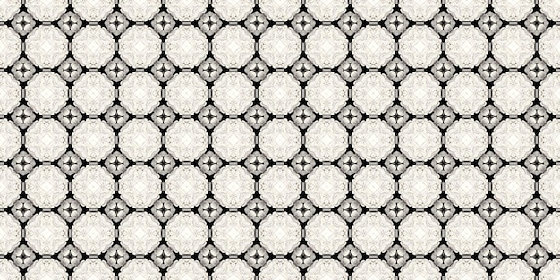 Bezszwowo powtarzalny abstrakcyjny wzór geometryczny z czarnymi i białymi kolorami