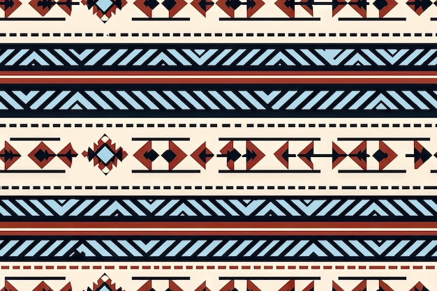 bezszwowy aztecki wzór powtarzający się plemienne wzory geometryczne tradycyjne ciągłe tapety