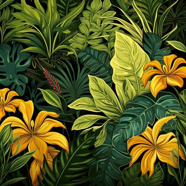 Bezszwowy wzór tekstury z żółtą skórą dżungli