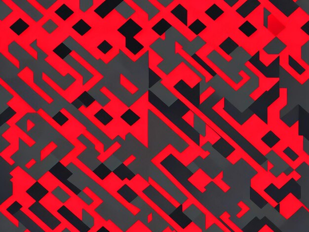 Bezszwy wzór kwadratów geometrycznych wzory tekstury płytki czerwony czarny gradient ostry iamge