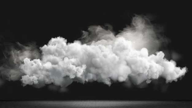 Biała chmura dymu z efektem nakładania na przezroczystym tle Realistyczna granica z mgłą Nowoczesna ilustracja dymu mgły lub toksycznej pary Zjawisko meteorologiczne lub kondensacja