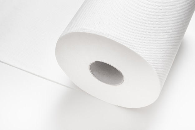 Biała Duża Duża Rolka Ręcznika Papierowego