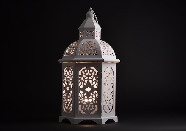 biała latarnia ramadanu
