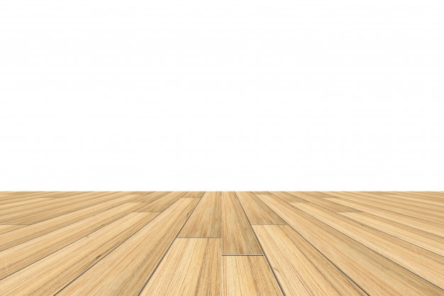 Biała podłoga drewniana