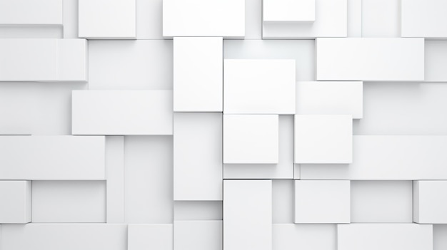 biała ściana z wieloma kwadratowymi pudełkami