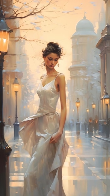 Biała sukienka - wspaniała okładka powieści romantycznej