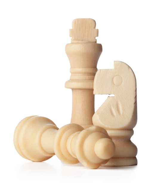 Biała szachownica na białym tle