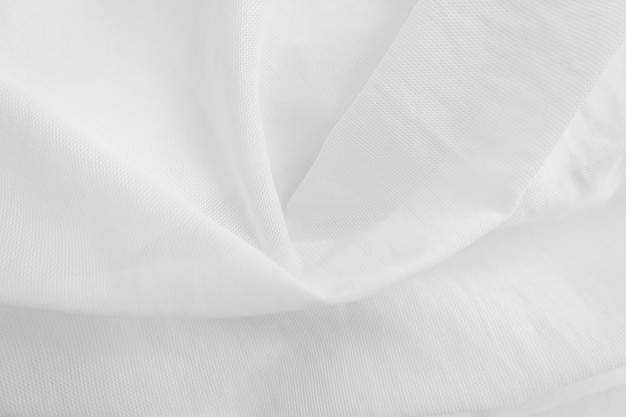 Biała tekstura tkaniny Tło tkaniny