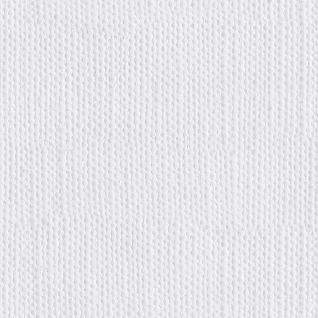 Biała tkanina płócienna jako tło Bezszwowa kwadratowa tekstura Płytka
