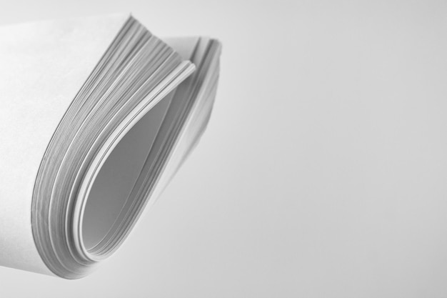 Białe arkusze papieru Papier biurowy Składane arkusze do pakowania Papeteria biurowa Papier do drukowania pisania rysunków