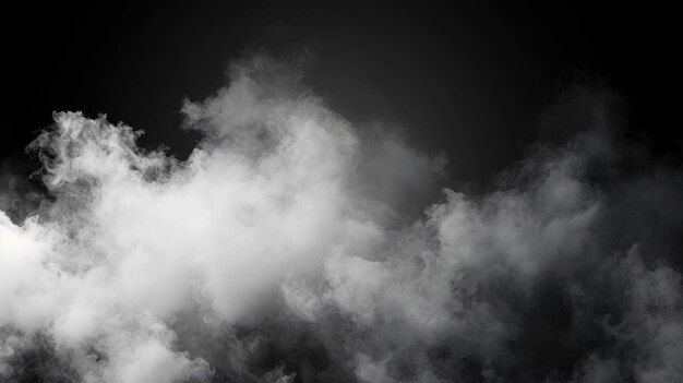 Zdjęcie białe i czarne efekty wybuchu dymu