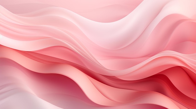białe i różowe tło kreatywnego szablonu ramki fali