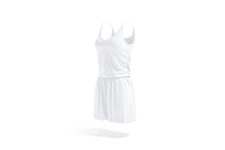 Zdjęcie białe kobiety romper puste kobiety bez rękawów letni bodysuit ubrania casual lub boohoo loungewear