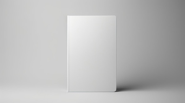 Białe pudełko z białą okładką z napisem "słowo".