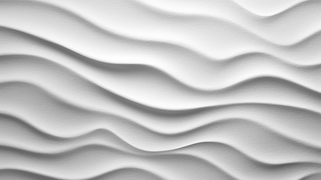 Białe tło 3D renderowanie fale kształty tekstura tła czyste białe tło Obrazy JPG