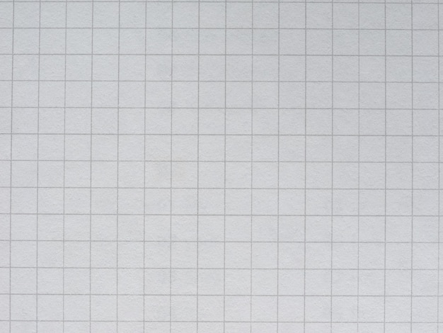 Białe tło tekstury papieru milimetrowego