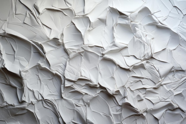 Białe tło tekstury papieru w abstrakcyjnym tle białego papieru z sp generatywnym IA