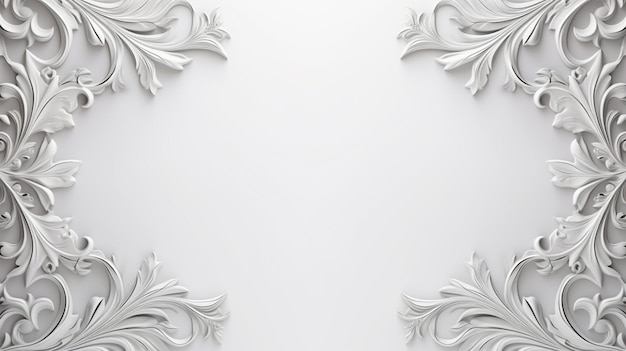 Zdjęcie białe tło z ramką 3d