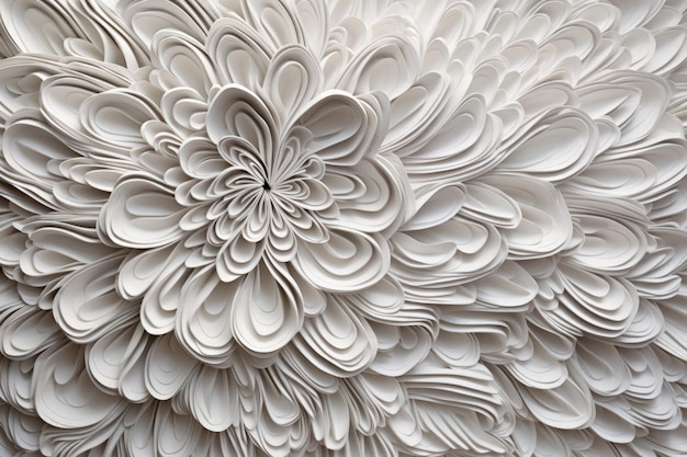 Białe tło z recyklingu papieru z szarym wzorem rzemieślniczym