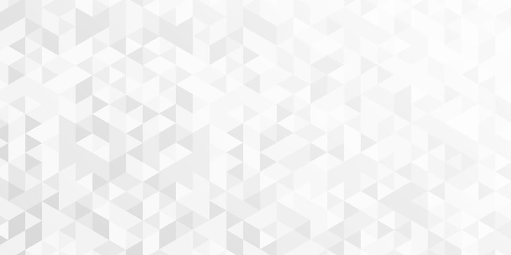 Zdjęcie biały geometryczny wzór z trójkątami na tle