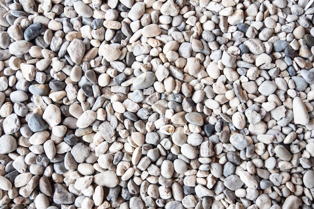Zdjęcie biały kamień żwirowy tło rzeka żwir naturalna tekstura koncepcji