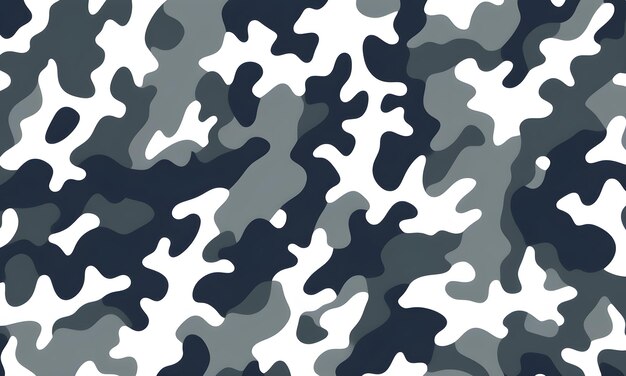 Biały kamuflaż marynarki wojennej wzór kolory wojskowe styl wektorowy kamuflaż tło graficzny projekt artystyczny armii