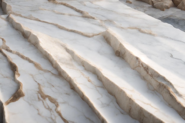 Biały marmur tekstura tło wzór Powierzchnia białego kamienia streszczenie naturalny marmur szary i odrobina