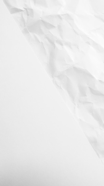 Biały papier Tekstury tła Zmarszczony biały papier abstrakcyjnego kształtu tła z papierem przestrzennym dla tekstu