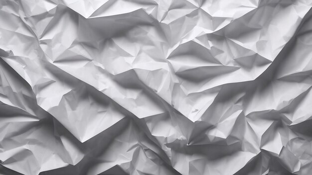 Biały papier zmiażdżony biała tekstura papieru