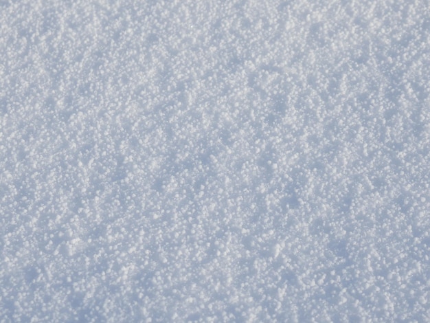 Biały pusty świeży śnieg tekstura tło. Skopiuj miejsce na wiadomość tekstową.