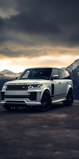 Zdjęcie biały range rover wallpaper 4k