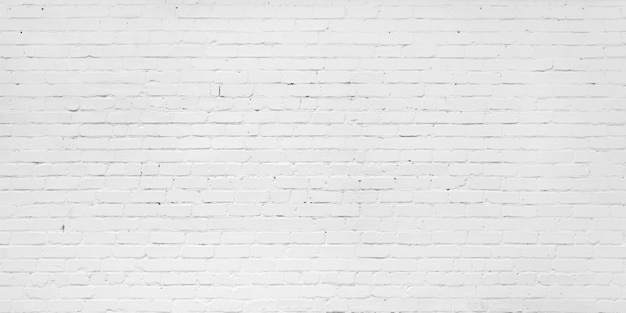 Biały ściana z cegieł dla tła lub tekstury