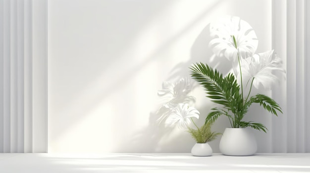 Biały wazon z białym kwiatkiem