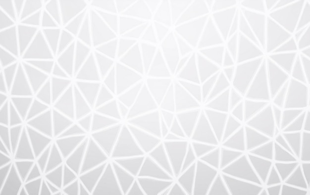 Biały wzór Voronoi na geometrycznym tle