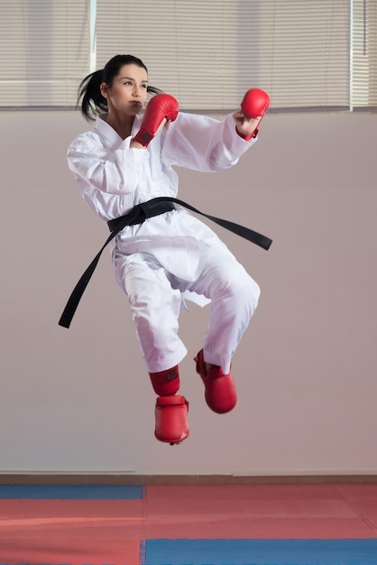 Biały Zawodnik Karate